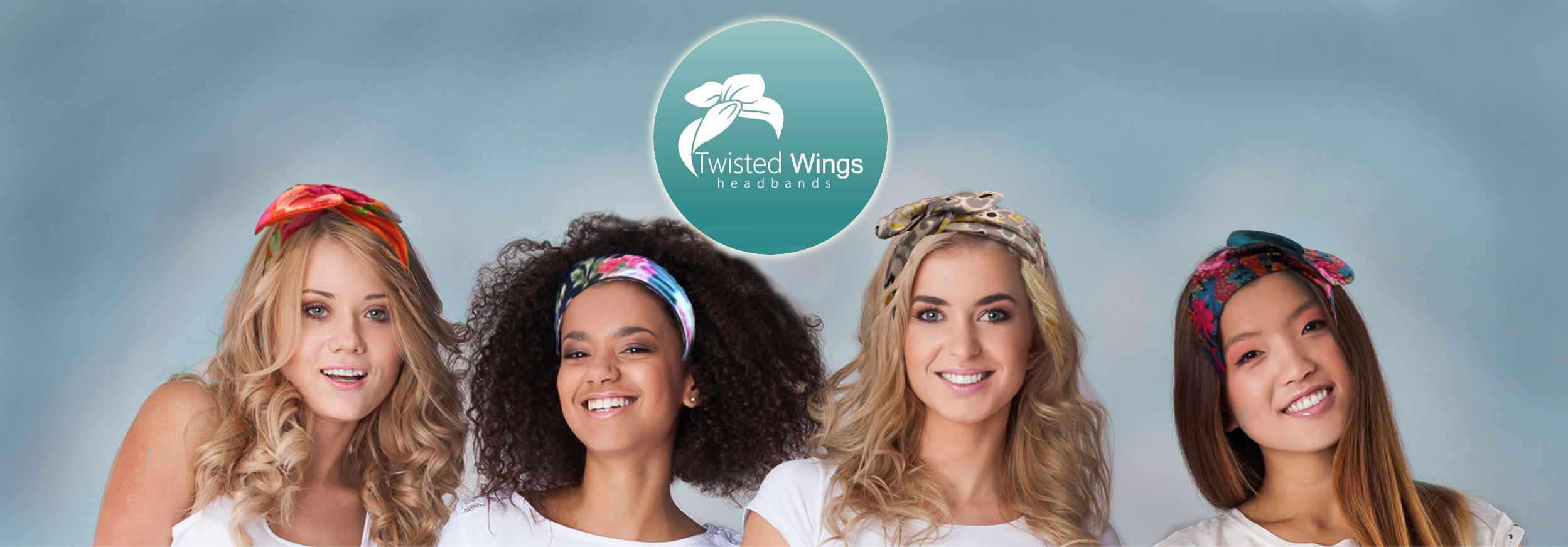 Twisted Wings Headbands - Handmade fabric headbands Portland, Oregon